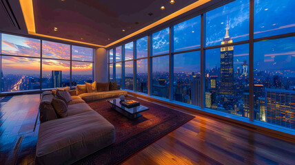Luxurious Penthouse with Spectacular City View