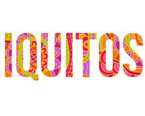 Iquitos, Republic of Peru creative name design