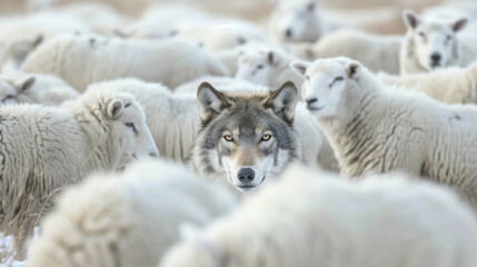 A wolf among the sheep. A stranger among strangers.