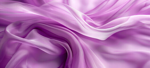 Obraz premium Abstract, background and wallpaper with purple swirl as art, creative or design pattern for banner. Fabric, texture and wave with watercolor material or textile for flow, fluid or liquid backdrop