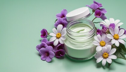Cosmetic cream jar in Bright Colours 