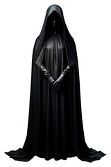PNG Scary nun black dress white adult representation