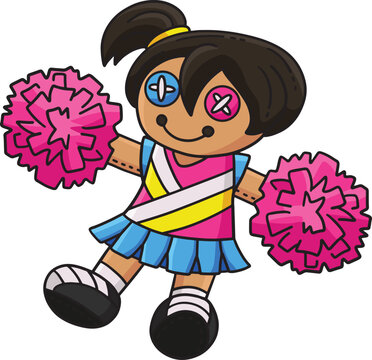 recommend clip art: Cheerleading Girl Cheerleader Plushie Clipart