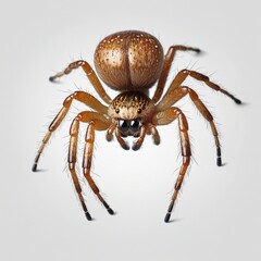 spider isolated on white  in bright colours 