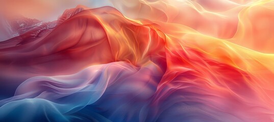 Obraz premium Abstract wallpaper with a minimalist design, featuring clean lines and subtle gradients in muted tones