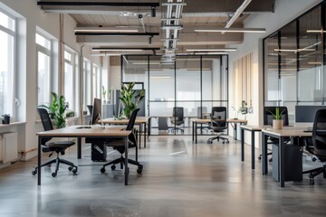 Elegant Professional Office Interior with Minimalist Aesthetics