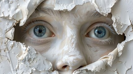 Eyes of Intrigue: A Glimpse Through the Wall