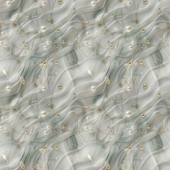 Obraz premium Scattering of diamonds on a delicate marble background.