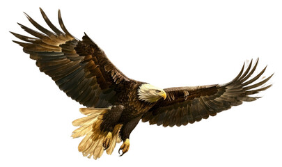 PNG Eagle mid-air animal motion