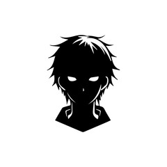 Young man anime style character vector illustration design.