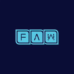 FAW Creative logo And Icon Design