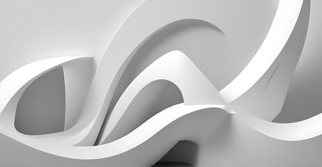 Abstract White 3d background
