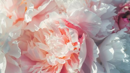 Close up shot of pink and white flowers, perfect for nature or floral themes