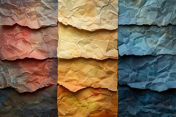 Wabi-sabi background, where hand-made paper meets natural dye and sumi ink.