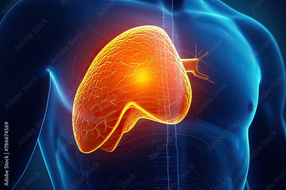 Poster liver function test examines liver enzymes and overall liver health, essential diagnostic tool for a