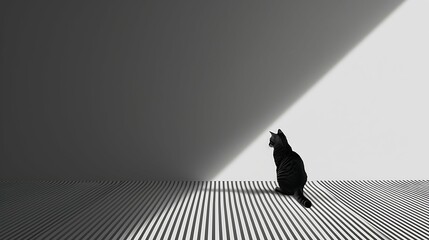 silhouette of a person sitting on the floor