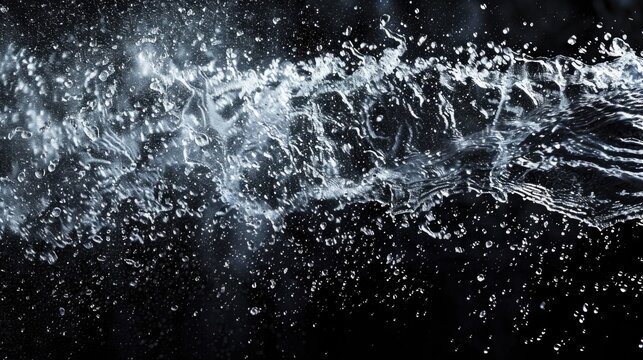 A man is seen spraying water on his face. Ideal for skincare and hygiene concepts