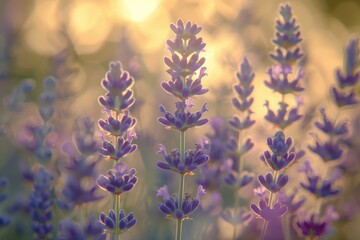 Close up of lavender flowers, perfect for aromatherapy products - obrazy, fototapety, plakaty