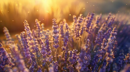 Close up of lavender flowers, ideal for aromatherapy concepts