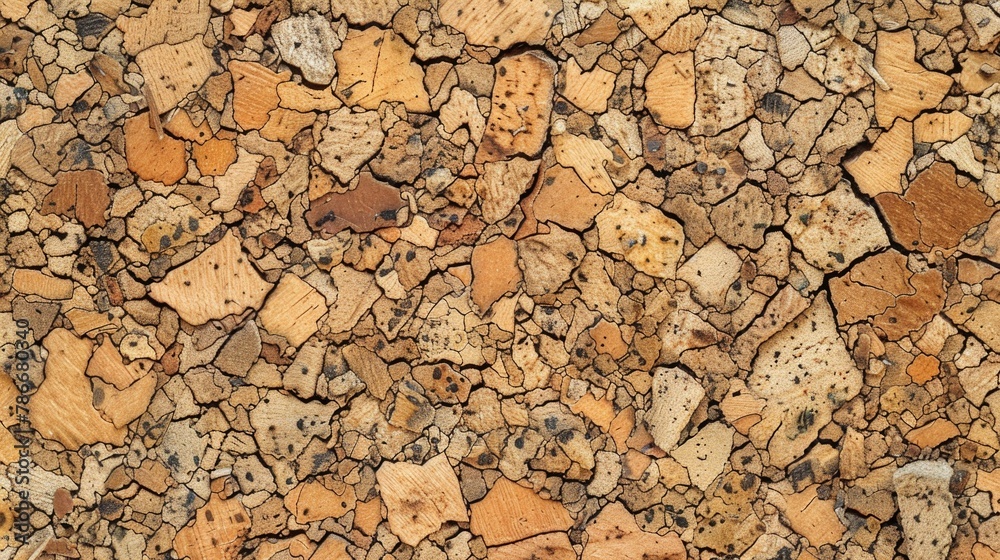 Poster detailed view of a stack of rocks, suitable for geological or construction themes