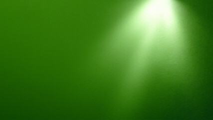 Fototapeta premium Dark green light background banner with space