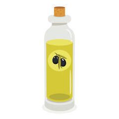 Vector Drawing Of Olive Oil