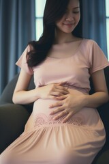 pregnant woman resting Generative AI