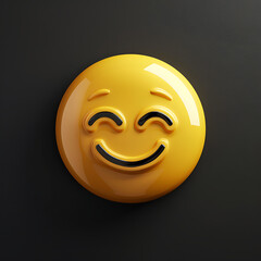 Fototapeta premium 3d smiley face