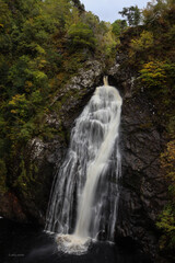 waterfall in the mountains