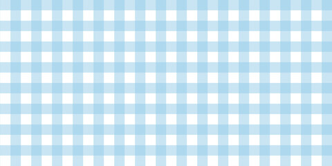 Gingham pattern seamless Plaid repeat in blue Design for print, tartan, gift wrap, textiles, checkered background for tablecloth
