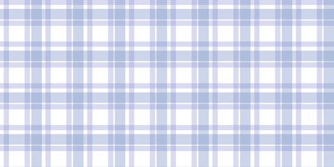 Gingham pattern seamless Plaid repeat in blue Design for print, tartan, gift wrap, textiles, checkered background for tablecloth