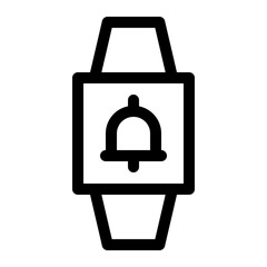Watch alarm icon