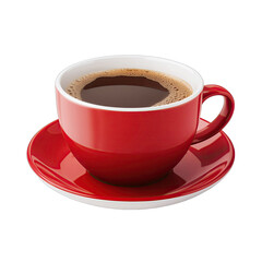 A red cup coffee SVG on a transparent background