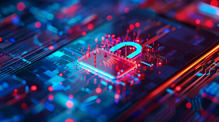 Padlock on Phone Screen: F2P, Cybersecurity, Protection Concept