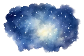 Foto op Canvas PNG Milky way galaxy astronomy universe nebula © Rawpixel.com