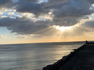 sunset over the sea © Kenner