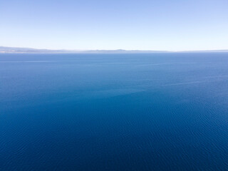 Kassandra coastline near town of Nea Fokea, Chalkidiki, Greece