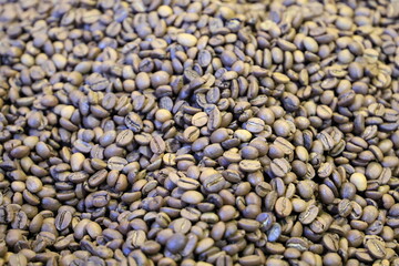 Coffee grains background - 786712323