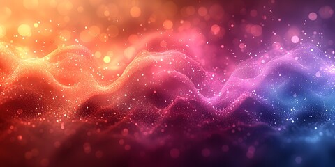 abstract colorful background with waves of color, in the style of glowing lights