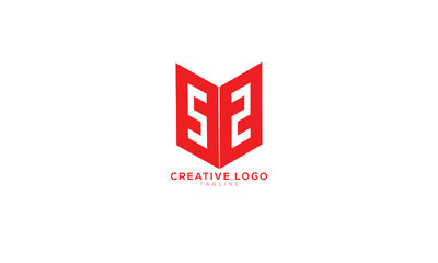 SS 22 52 Abstract initial monogram letter alphabet logo design