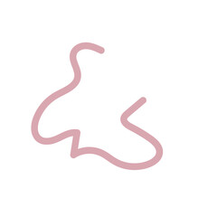 Abstract shapes Squiggly lines
