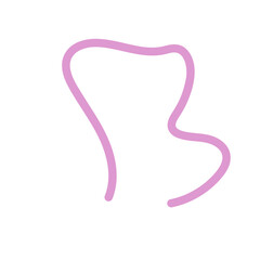 Abstract shapes Squiggly lines