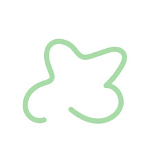 Abstract shapes Squiggly lines