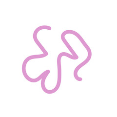 Fototapeta premium Abstract shapes Squiggly lines