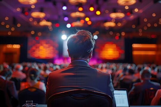 Cybersecurity professionals networking and sharing knowledge at industry conference or forum