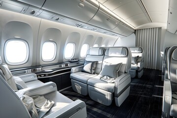 Exquisite In-Flight Luxury:A Showcase of Unparalleled Comfort and Sophistication in Commercial Air Travel