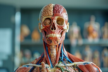 Detailed Anatomical of Human Body Showcasing Effects of Disease on Intricate Bodily Systems and Structures