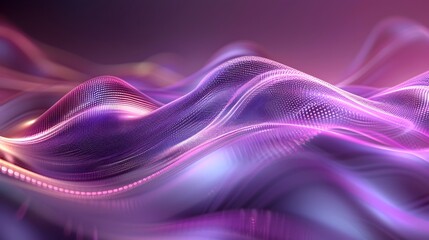 subtle purple chrome wave background