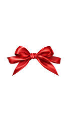 Set of  realistic bow ribbon
