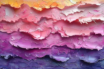 Fototapeta premium Handmade Paper Elegance Meets Abstract Acrylic